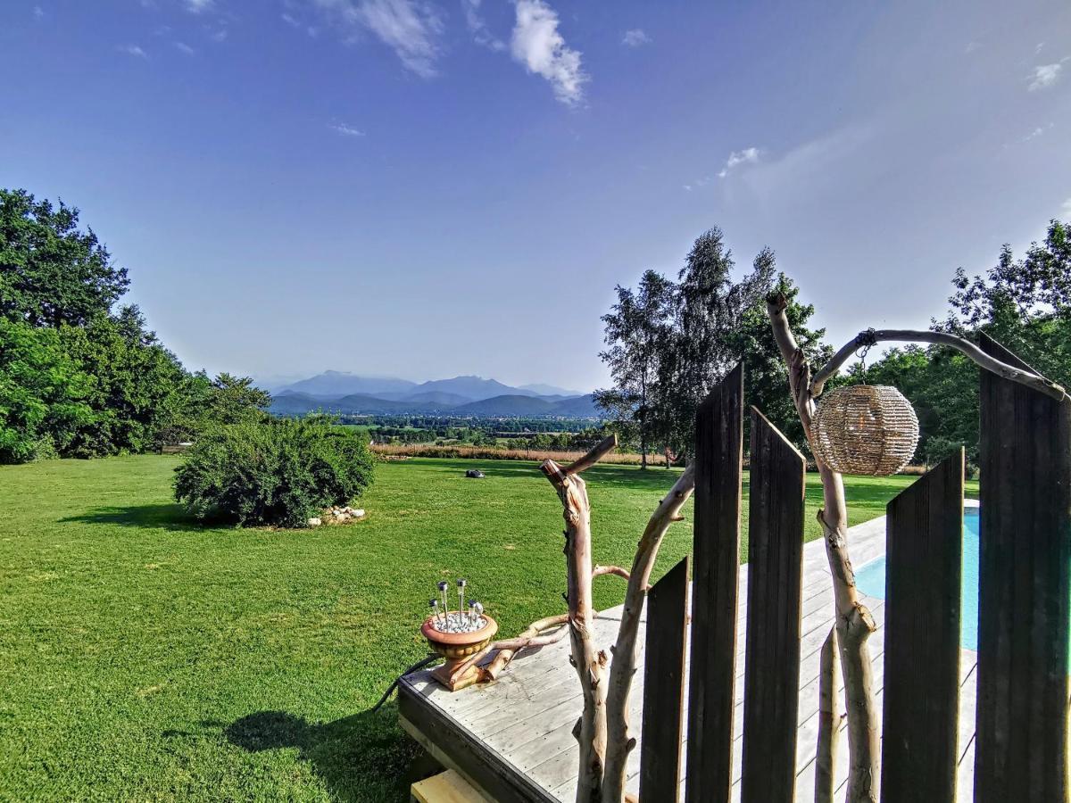 La Roulotte Du Cagire - 4 Pers - Pyrenees Guest House Villeneuve-de-Riviere ภายนอก รูปภาพ