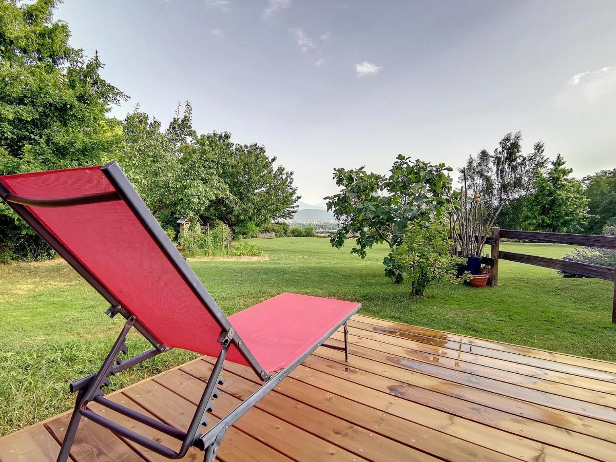 La Roulotte Du Cagire - 4 Pers - Pyrenees Guest House Villeneuve-de-Riviere ภายนอก รูปภาพ