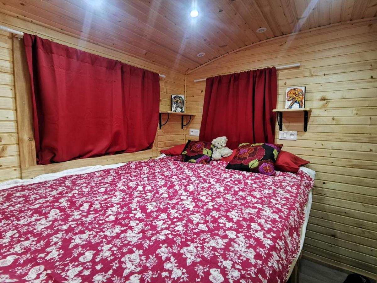 La Roulotte Du Cagire - 4 Pers - Pyrenees Guest House Villeneuve-de-Riviere ภายนอก รูปภาพ